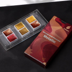 Akvarellv&auml;rvide komplekt 6/12 v&auml;rviline metallik s&auml;raga kunstnikele Kooli kirjatarbed Graffiti t&ouml;&ouml;riist Tahke pigmendi kunstitarbed