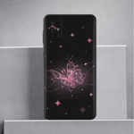 Roosa liblikaga telefoni&uuml;mbris iPhone'ile Samsung Galaxy Redmi Xiaomi Oppo OnePlus Note SA 7 8 9 10 11 12 13 14 20 21 22 23 53 54 Pro Max Ultra TPU Soft iPhone 6 or 6S