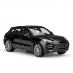 1/24 skaala WELLY Porsche Macan turbosulamist automudel, survevalu metallist m&auml;nguasjas&otilde;idukid, automudel K&otilde;rge simulatsiooniga kollektsioon, kingitused lastele 1/24-19.5x8x6cm must