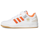 Adidas Forum Low Valge T&otilde;eline Oranž Unisex Tossud Pilvevalge Kummist Tald GY2647 40⅔