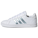 Adidas Grand Court Base Valge Vision Metallic Naiste Tennised Pilvevalge Hall-Kaks GZ8164 36⅔