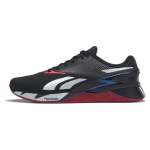Reebok Nano X3 Must Sinine Punane Unisex Tossud Core-Black Jalan&otilde;ud-Valge Vector-Blue HR1423 42.5