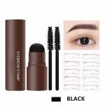 Uus kulmude komplekt Perfect Eyebrow Stamp &scaron;abloonide komplekt Kulmude &scaron;abloonide komplekt, veekindel kauakestev kulmude kuju parandav tempel 04#Black