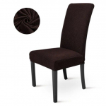 Pehmed žakaarv&auml;rvi toolikatted &uuml;hev&auml;rvilised venivad tooli katted Eemaldatav istmekatte kaitse kodukontori pulmapidude jaoks valge