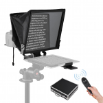 Kaasaskantav teleprompter 14-tolline universaalne viip kahe k&uuml;lmakinnituse ja 1/4-tollise keermestatud auguga must
