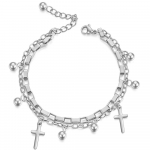 Uus Indifference Trend meeste ja naiste titaanterasest k&auml;ev&otilde;ru Cross Personality All-Match k&auml;ev&otilde;ru naistele kuld