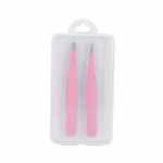 Roosa 2/4 tk Kvaliteetne kulmupintsett Juuksed Ilu Peened Karvad T&otilde;mbaja Roostevabast Terasest Viltused Kulmuklambrid Meigieemaldus T&ouml;&ouml;riistad