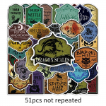 51 originaalset joogisilti, isikup&auml;rastatud piiri&uuml;lesed v&otilde;lun&otilde;iad, loomingulised autokerekleebised, dekoratiivsed veetopsid, pagasikleebised