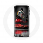 Samsung Galaxy J3 2017 Case vormel 1 Sebastian Vettel F1 v&otilde;idus&otilde;itja punane