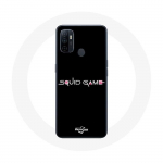 Oppo A53 &uuml;mbris Squid Game logo Must taust