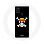 Samsung Galaxy A21S &uuml;mbris &uuml;hes t&uuml;kis Manga pealuu must taust