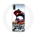 Huawei P20 Lite MotoCrossi kiivri &uuml;mbris