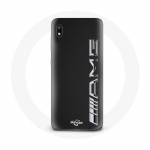 S&uuml;siniktekstuuriga &uuml;mbris Samsung Galaxy A10 Amg Logo jaoks