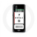 Coque pour Huawei P30 Billet d'avion Dubai