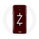 &Uuml;mbris Samsung Galaxy S4 Ozark Season 4 Z logo valge punase taustaga