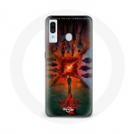 Coque pour Samsung Galaxy A20e Stranger Things Saison 4 Affiche Equipages de la Nouvelle Th&eacute;orie