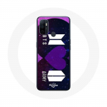 Coque pour Oppo A53 Bangtan Sonyeondan Logo BTS Et Logo ARMY I Purple You