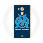 Coque pour Huawei Mate 8 Olympique de marseille OM logo bleu