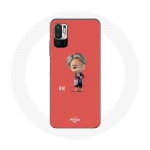 Coque pour Xiaomi Redmi Note 10T 5G BTS TinyTAN Animation RM