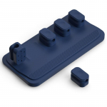 Magnethiire juhtmega korraldaja lauaarvuti kaabliklambri juhtme kerija isekleepuv fikseeritud USB-laadimisliini hoidik