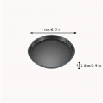 &Uuml;mmargune pitsaplaat pitsapanni s&uuml;gav taldrik S&uuml;sinikterasest mittenakkuva vormi k&uuml;psetust&ouml;&ouml;riist K&uuml;psetusvormi panni muster 6in must