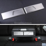 Angelguoguo Car rear armrest box cup holder panel cover sequin sticker for Mercedes Benz C class W205 GLC X253 GLA X156