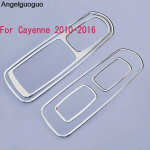 Car Styling Car Window Glass Lift Buttons frame decoration cover trim For Porsche Panamera Cayenne Macan Option A