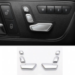 Autoistme reguleerimise m&auml;lu avamise nupu katte kleebis Mercedes Benz ABCE klass W204 W212 GLA X156 CLA C117 GLE 6 ML GL GLS Seat Adjust 6pcs