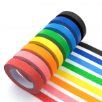 8 TK v&auml;rviline maskeerimisteip Rainbow Colors Painters teip k&auml;sit&ouml;&ouml;ks, m&auml;rgistamiseks, isetegemise dekoratiivteip
