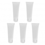 5 tk s&auml;ilituspudelid, l&auml;bipaistvad kaasaskantavad toidukvaliteediga kosmeetikapudelid losjoonide jaoks 50ML