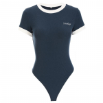 &Uuml;heosaline naiste T-s&auml;rk naiste &otilde;huke seksikas Hotsweet l&uuml;hikeste varrukatega alumine s&auml;rk rinnakorviga Euroopa ja Ameerika INS-i suvel L sinine