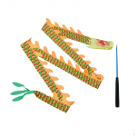 Dragon Ribbon Dance Streamer Artistic Ribbons Ornament Poi V&otilde;imlemine for Scaly Dragon