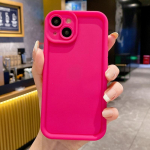 Puhasv&auml;rviline pehme telefoni&uuml;mbris iPhone'ile 15 14 Pro Max 13 12 11 P&otilde;rutuskindel &otilde;huke TPU l&auml;bipaistev aroomiga kate iPhone 15 Plus valge