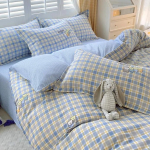 WTEMPO Four Seasons Nahas&otilde;bralik puuvillasegu neljaosaline voodipesukomplekt Prinditud linatekikomplekt siseruumides kasutamiseks m&otilde;eldud kaheinimesevoodipesukomplekt 200*230cm*4pcs