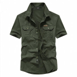 100% puuvillane meeste s&auml;rk &uuml;hev&auml;rviline mitme taskuga k&otilde;rgekvaliteedilised kaubas&auml;rgid Mood Outdoor Casual l&uuml;hikeste varrukatega s&auml;rgid meestele Uus pluss suurus M-8XL 8XL