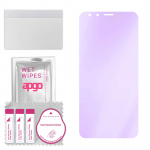 apgo Anti-Blue 9H Hybrid protective glass compatible with TP-Link Neffos C7 Lite, flexible nano glass, great replacement for tempered glass, scratch-r