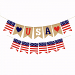 B&auml;nner Isamaalised kaunistused Punane Sinine Valge USA Ameerika lipp džuudist lipp iseseisvusp&auml;eva t&ouml;&ouml;p&auml;eva s&otilde;jaliste s&uuml;ndmuste b&auml;nner USA One Size sinine