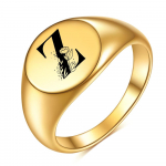 Naised Mehed Lill AZ-t&auml;ht Kuldne V&auml;rv S&otilde;rmus Initsiaalid Nime t&auml;hestik Naine Pidu Tursked s&otilde;rmused Roostevabast terasest Ehted 6&gold