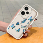 Pehme silikoonist ruudukujulise redeliga printimismustriga telefoni korpus, t&auml;iskaanega kaamera p&otilde;rutuskindel kaitse kummist &uuml;mbris Xiaomi Redmi jaoks Redmi 10 valge