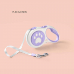 5M nailonist koerarihm Automaatne &uuml;lest&otilde;stetav vastupidav kassiplii pikendav kutsikas k&otilde;ndiv jooksev veoj&otilde;u rulett v&auml;ikestele koertele lilla