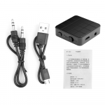 2-&uuml;hes Bluetooth 5.0 adapteri juhtmevaba helivastuv&otilde;tja saatja koos 3,5 mm pistikupesaga AUX arvuti autok&otilde;lari jaoks