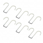 Ukse kohal olevate konksude komplekt, 6 kahepoolset r&auml;tikut, riidep&auml;rja nagi konks vannitoa riidenagi jaoks M&uuml;ts O