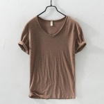 Meeste T-s&auml;rk Pure Color V-kraega l&uuml;hikeste varrukatega T-s&auml;rgid Meeste T-s&auml;rk Slim meeste T-s&auml;rgid Fitness meeste riided XL