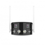 Uus 8MP 4K kahe objektiiviga &uuml;lilainurk 180&deg; Wifi IP-kaamera Turvalisuse kaitse Ai Human Detect turvaseire ICSEE APP 4MP Camera No Card