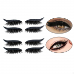 with , () (Extra ) Reusable False Waterproof Long- Selection Black