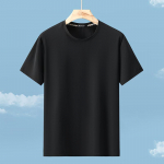 Meeste &uuml;lisuur T-s&auml;rk suvised topid, 4XL-13XL kiiresti kuivav must l&uuml;hikeste varrukatega s&auml;rk 4XL must