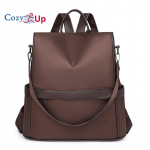 Cozy Up Leisure kerge seljakott naistele Retro naiste seljakott 37cm * 35cm * 3cm pruun