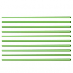 Yousheng 10 tk lillevarre kate roheline purunematu painduv pehme PVC isetegemise kerge kunstlillede kimp varrega rull kodutarbed S