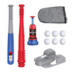 T-pallikomplekt koos automaatse viskamismasinaga, reguleeritava pesapalli l&ouml;&ouml;gim&auml;nguga, 6 arendava motoorsete oskuste m&auml;nguasi