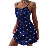 Naiste &ouml;&ouml;kleit P&auml;ris mugav sileda pinnaga naiste magamisriided Kiiresti kuivavad naiste &ouml;&ouml;s&auml;rgid Naiste pidžaamad koju L sinine